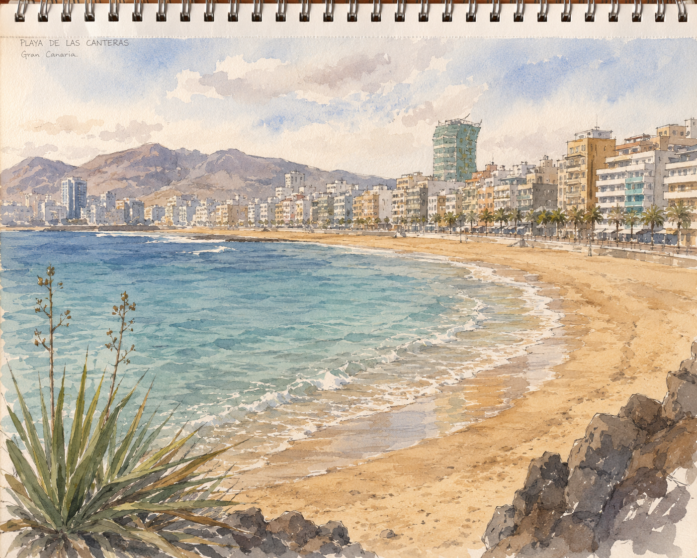 Playa de Las Canteras, Las Palmas de Gran Canaria